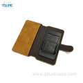 Factory wholesale fashion leather flip wallet phone bag